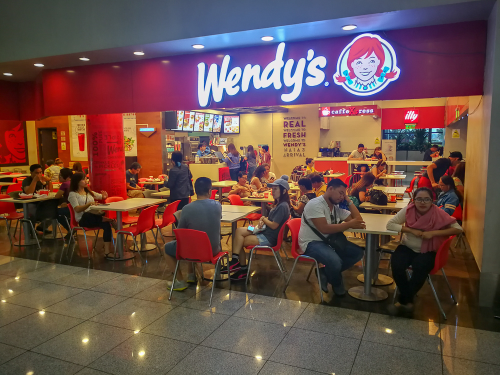 待合せ場所のWendy'sの画像